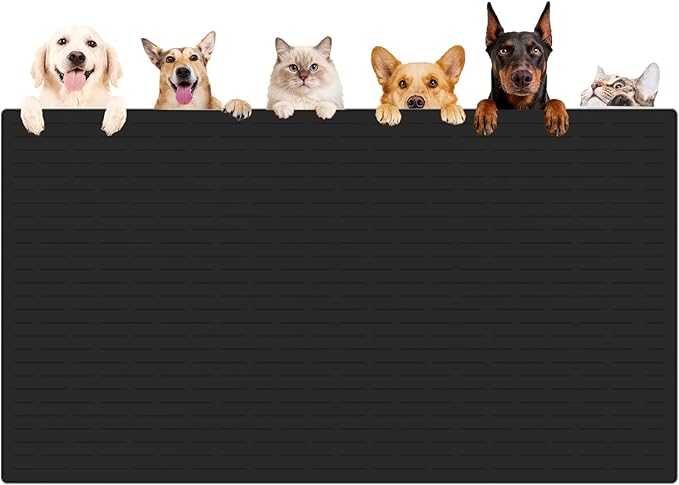 XXXXL Largest Pet Food Mat, 51.2"x25.6" Silicone Dog Mats by WelcometoULTIBE