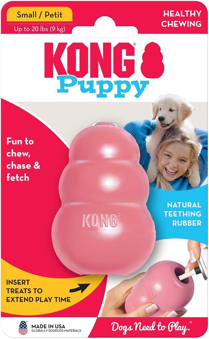 KONG - Puppy Toy Natural Teething Rubber - Fun to Chew, Chase and Fetch - - Image 9