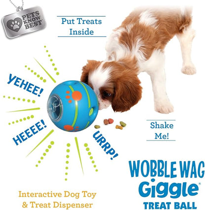 Wobble Wag Giggle Treat Ball- Interactive Dog Toy & Treat Dispenser, Fun Giggle - Image 4