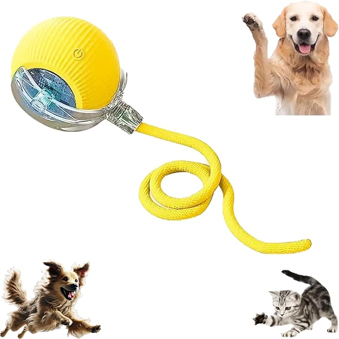2025 New Electric Dog Ball Toy, 360° Smart Automatic Interactive Rolling Ball - Image 3