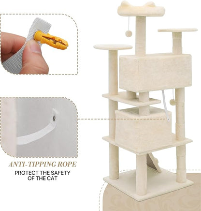 Athena Collection Multi-Level Cat Tree Center - Image 7