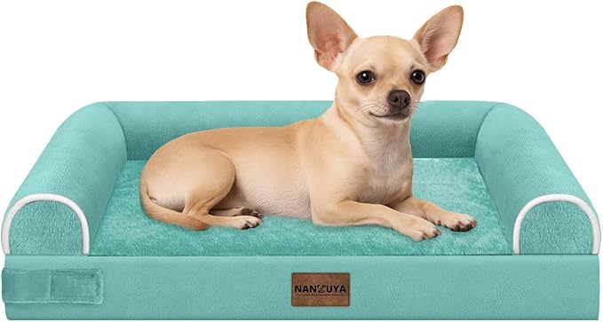 Small Dog Bed Orthopedic Washable: Beds Bolster Small Sized Dogs Bed Egg Crate by Nanuya