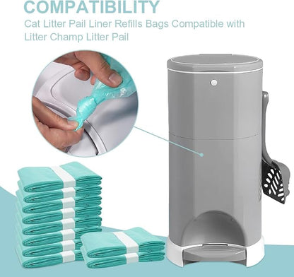 Cat Litter Pail Liner Refills Bags Compatible - Image 3