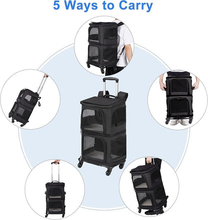 Double Pet Carrier Backpack - Image 4