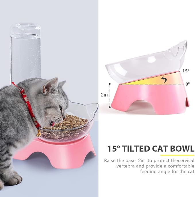 MILIFUN Double Dog Cat Bowls - Image 2