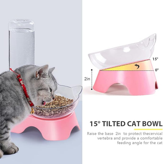 MILIFUN Double Dog Cat Bowls - Image 2