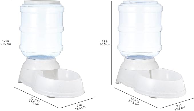 Amazon Basics Automatic Pet Water Dispenser and Gravity Food Feeder Set - Image 8
