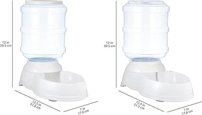 Amazon Basics Automatic Pet Water Dispenser and Gravity Food Feeder Set - Image 8
