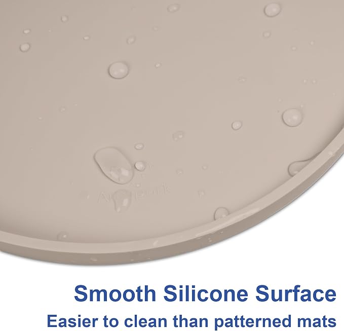 Arespark Dog Food Mat, Nonslip Waterproof Dog Silicone Feeding Bowl Mat - Image 6