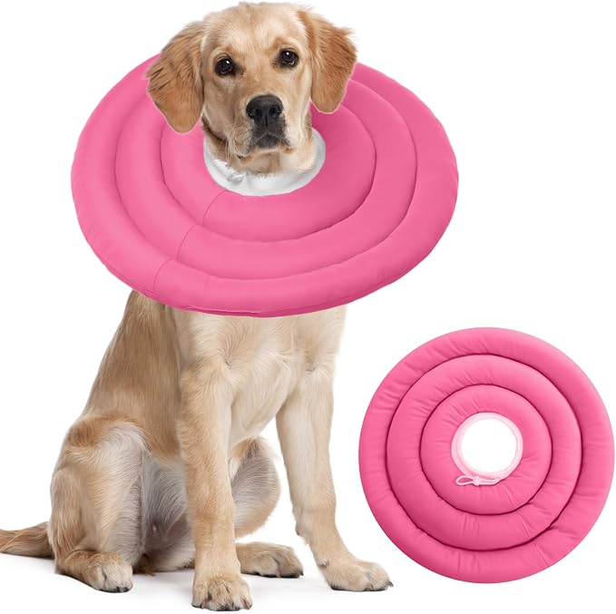 IDOMIK Dog Recovery Collar, Waterproof Soft Dog Cone After Surgery, Comfy by IDOMIK