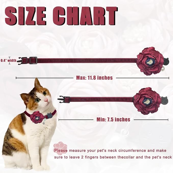 Fupo Cat Collars for Girl Cats - Image 3