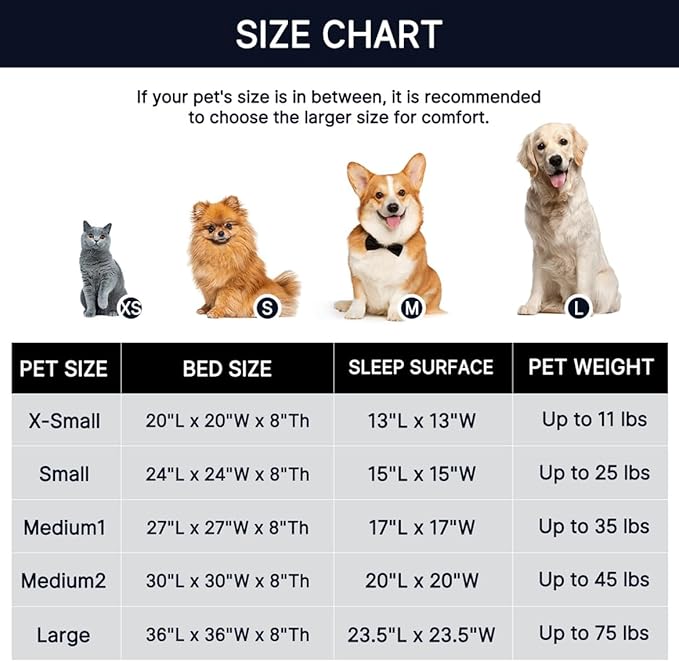 WESTERN HOME WH Calming Dog Beds Large Sized Dog - Image 4