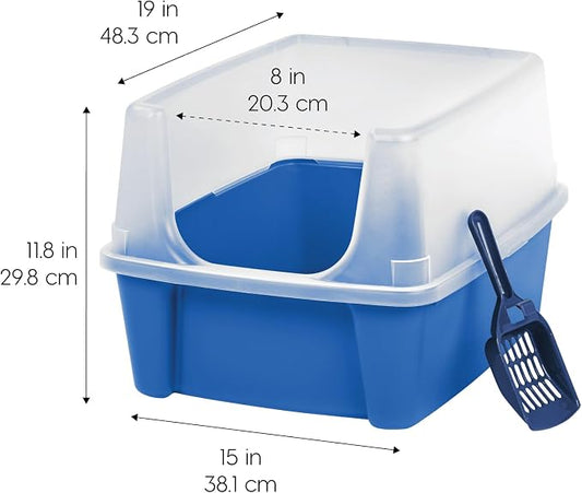 IRIS USA Large Cat Litter Box - Image 2
