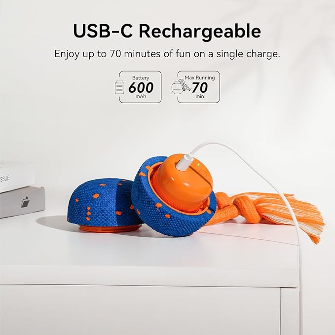 Cheerble Smart Interactive Dog Toy, Wicked Ball Rolly, Automatic Moving - Image 6