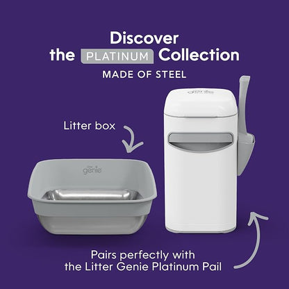 Litter Genie Platinum Stainless Steel Litter Box | Durable, Modern Design - Image 7