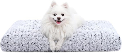 KSIIA Washable Dog Bed Deluxe Plush Dog Crate Beds Comfy Kennel Pad Anti-Slip by KSIIAPetProducts