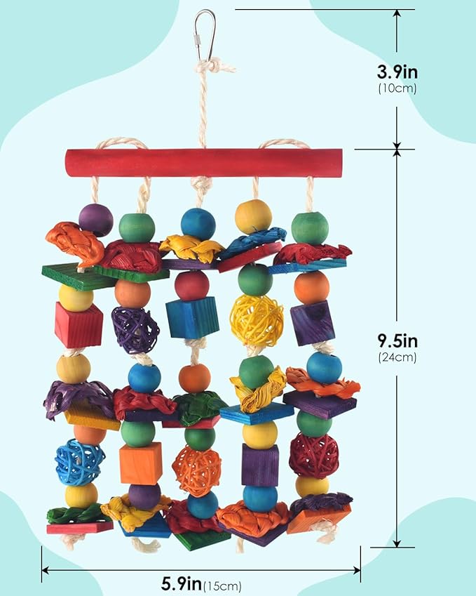 Bird Toys, Parakeet Chewing Toy, - Image 3
