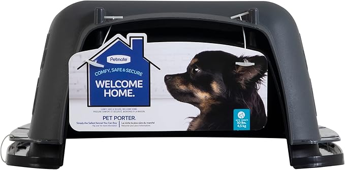 Petmate Pet Porter Dog Kennel 19", Dark Gray & Black, - Image 5