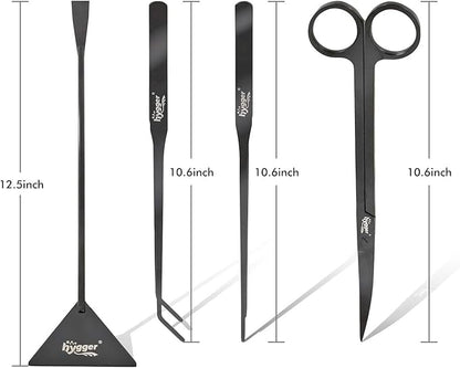 hygger Long Stainless Steel Premium Aquarium Tools, - Image 3