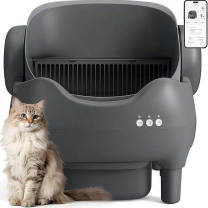 Automatic Cat Litter Box: Self Cleaning Litter Box by KITPLUS