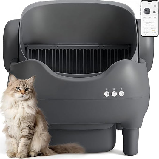 Automatic Cat Litter Box: Self Cleaning Litter Box by KITPLUS