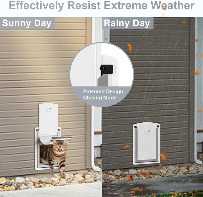 Cat Door for Wall, Energy Efficient Pet Door - Image 3