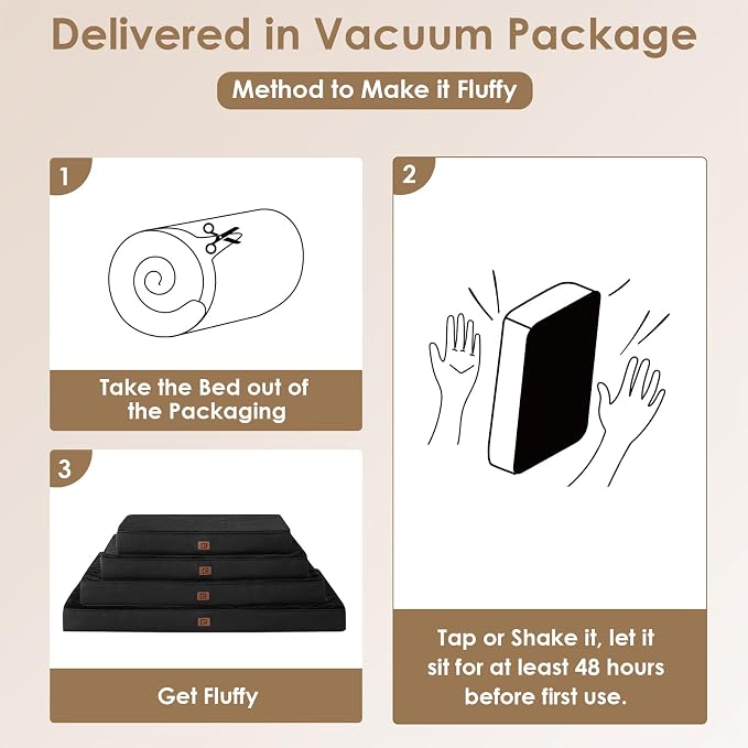 EHEYCIGA Waterproof Dog Bed Orthopedic 30"x20", Memory Foam Pet Bed - Image 7