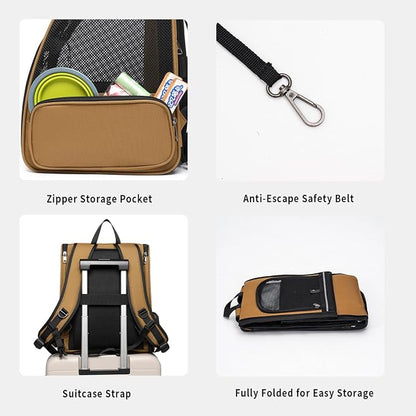 Cat Backpack，Expandable Cat Carrier Backpack, Dog Backpack Carrier and Pet - Image 8