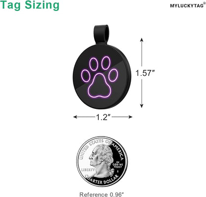 MYLUCKYTAG QR Code Pet ID | Personalized Dog & Cat Collar Tag | Online Profile - Image 2