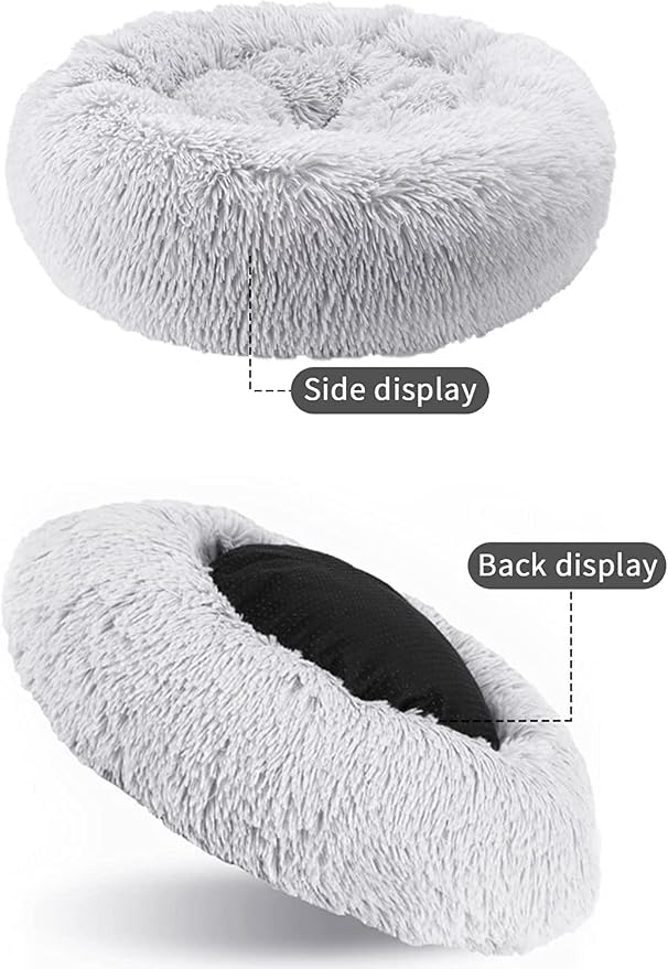 Nisrada Dog Bed for Medium Large Dogs, 36 inch Calming Dogs Bed, Washable-Round - Image 4