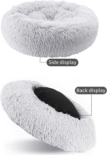 Nisrada Dog Bed for Medium Large Dogs, 36 inch Calming Dogs Bed, Washable-Round - Image 4