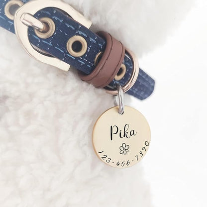 HM001 Cats Dogs ID Tags Personalized Lovely Symbols Pets Collar Name - Image 2