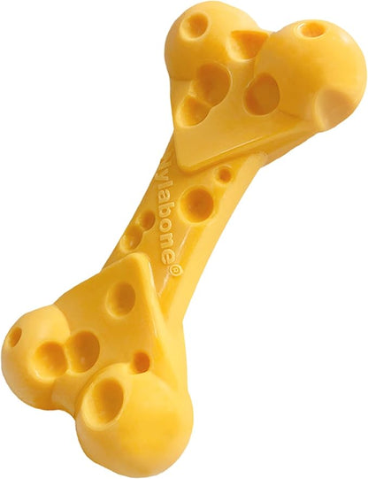 Nylabone Cheese Bone Power Chew Toy by Nylabone