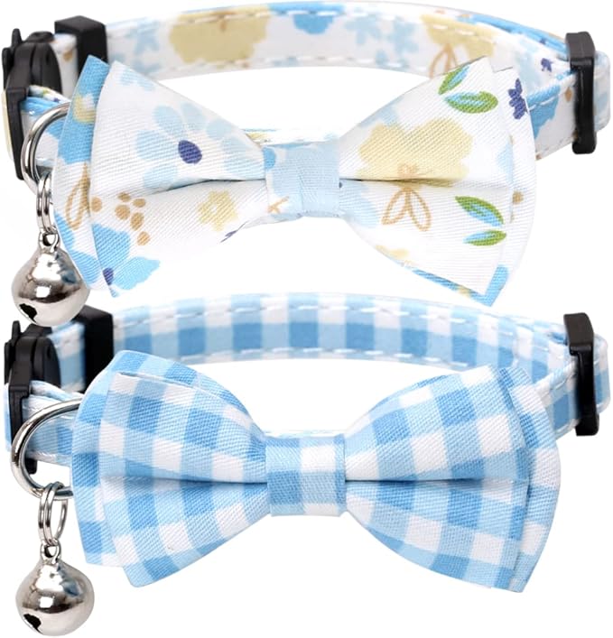 2 Pack/Set Cat Collar Breakaway by Lamphyface
