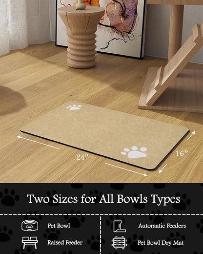 Pet Feeding Mat-Absorbent Dog Mat - Image 7
