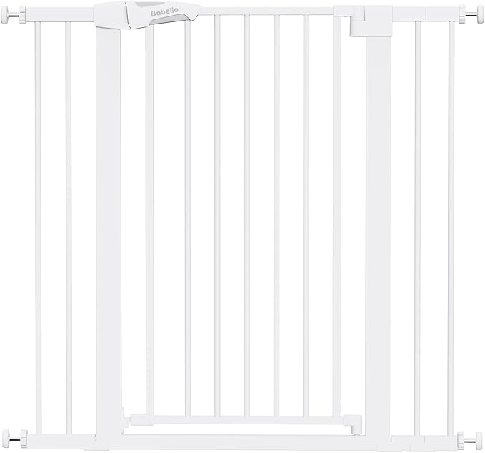 BABELIO 36" Tall Dog Gate PressGuard C5, 26-40" Wide Auto Close Baby Gate by BABELIO