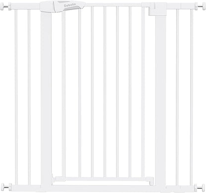 BABELIO 36" Tall Dog Gate PressGuard C5, 26-40" Wide Auto Close Baby Gate by BABELIO