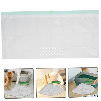 7pcs Cat Litter Filtering Bag White Cat Waste Filter Pouch - Image 8