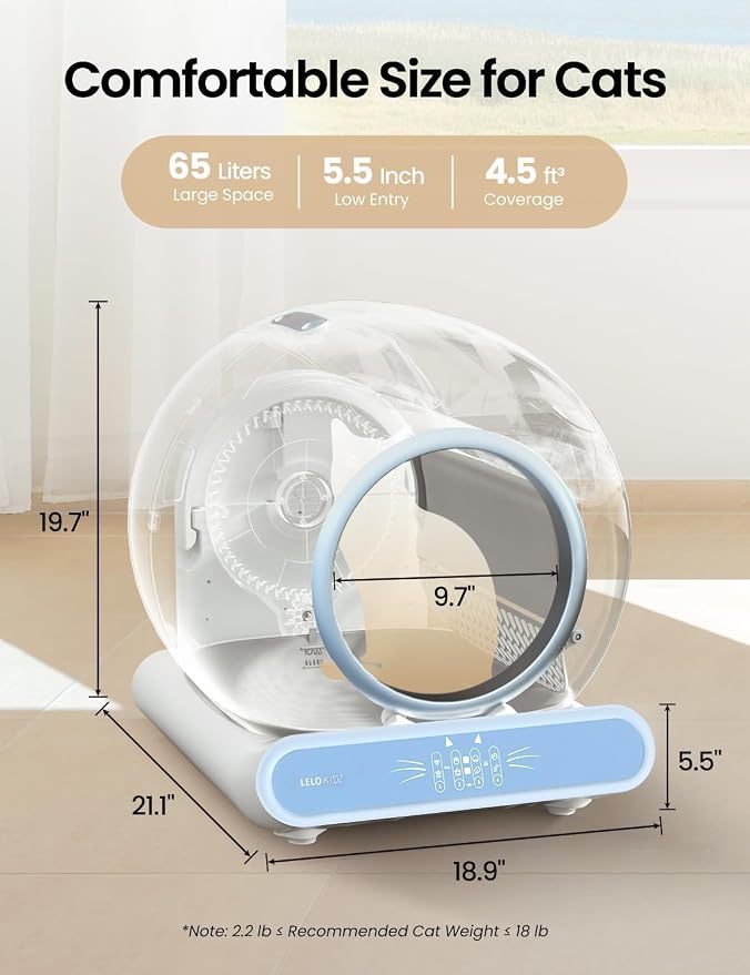 Self Cleaning Litter Box, Integrated Safety Automatic Cat Litter Box Self - Image 4