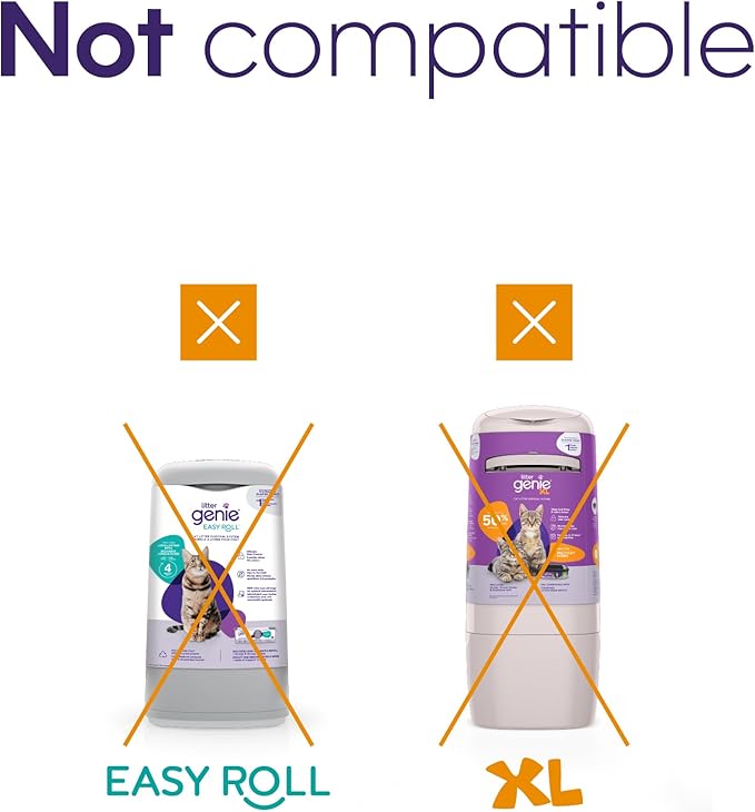 Litter Genie Refill Bags | Jumbo 2-Pack, 56 Total ft | Up to 8 Months of Supply - Image 4