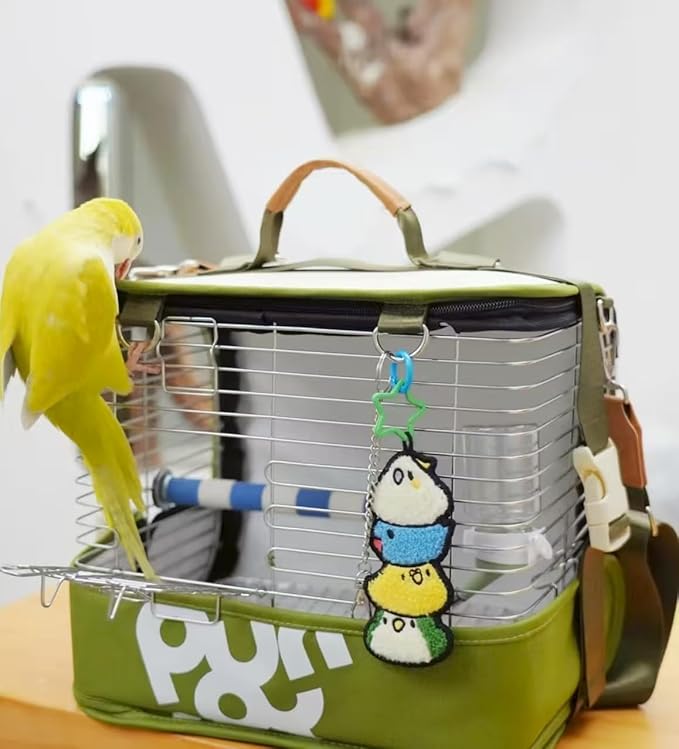 Bird Carrier Travel Cage 12in Small Bird Cage 4 in 1 Bird Backpack - Image 7