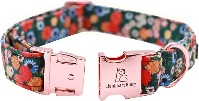 Lionheart Glory Cute Floral Pattern Pet Collar - Image 4