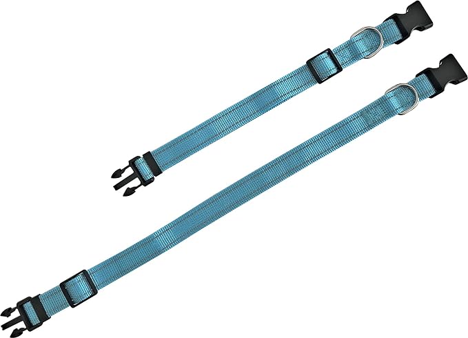 Adjustable Nylon Dog Collar, Reflective Collar 1 Inch 3/4 Inch 5/8 Inch Wide - Image 4