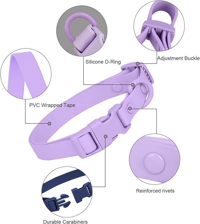 Waterproof Dog Collar Soft Rubber Dog Collar - Image 4