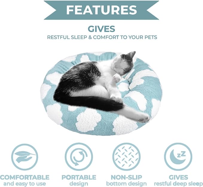 Whiskers & Friends Cat Bed, Cat Beds - Image 3