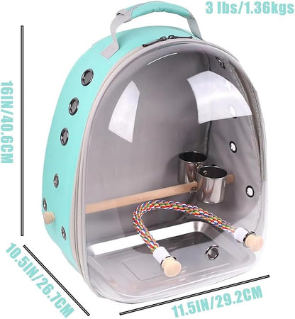 Bird Traval Carrier Cage, Vet Transport Book Bag - Image 2