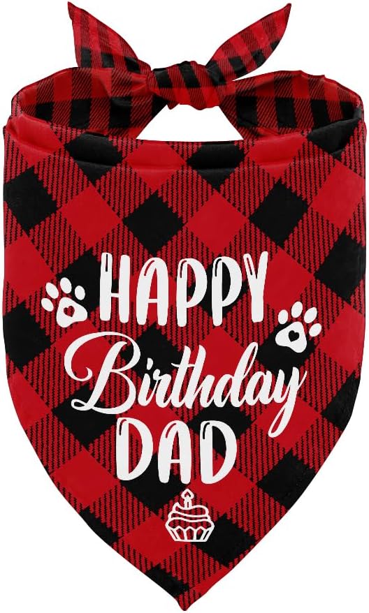 Dog Bandana for Happy Birthday Dad by AUII+JO+DESIGN