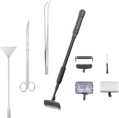 Carefree Fish 7IN1 Aquarium Cleaning Tools Long Handle Adjustable Length by CarefreeFish