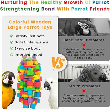 Extra Large Bird Toys for Macaws, Cockatoos - Image 4