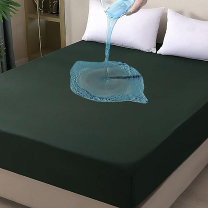 King Mattress Protector Waterproof, Fitted Sheet Style Breathable Mattress Cover by OHANO